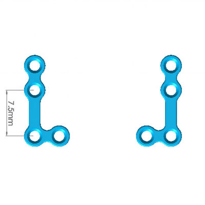 Art II 1.5mm CER L-förmige Gesichts- Platte