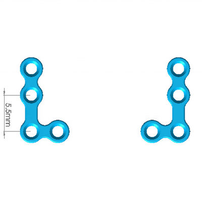 Art II 1.5mm CER L-förmige Gesichts- Platte