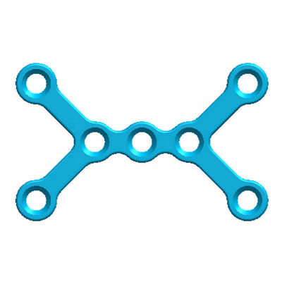 1.5mm CER X formte Gesichts- Platten-Art II orthopädische Platten und Schrauben