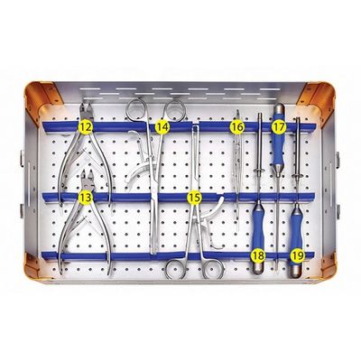 Dorn-Knochen-Chirurgie-hintere blätterige Platten-spinaler Instrument-Satz