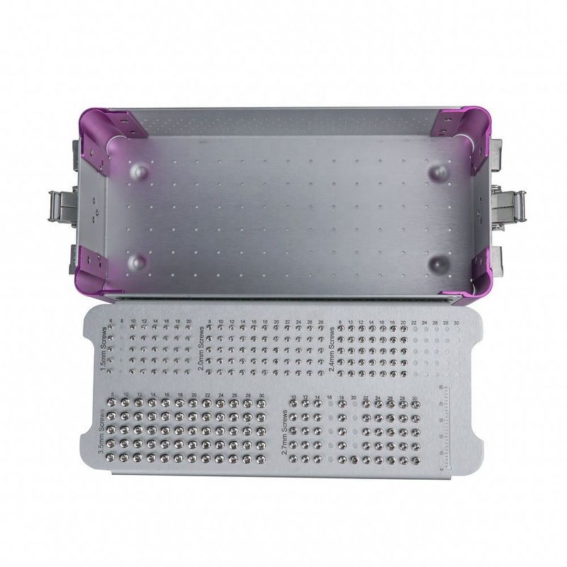 ISO markierte chirurgisches Veterinärinstrument des Schrauben-Kasten-Kasten-1.5/2.0/3.5mm