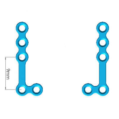 Art II 1.5mm CER L-förmige Gesichts- Platte